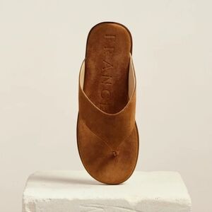 Dear Frances Billy Brown Slip On Sandals Size 38🌴